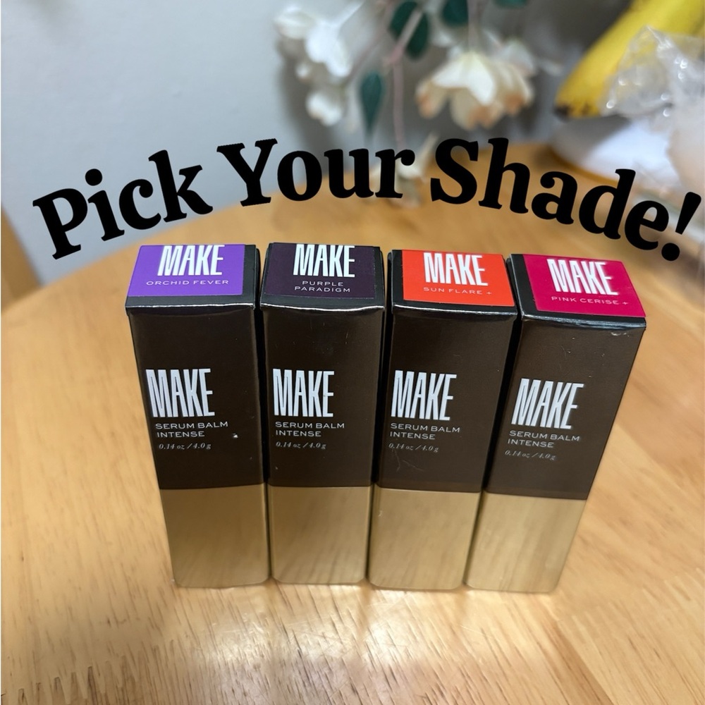 MAKE Serum Balm Intense - Pigmented Lip ~ Choose Your Shade ~ BNWB Authentic NEW